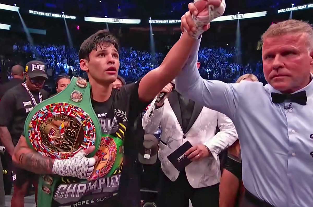 Ryan Garcia defiende su título con un contundente triunfo sobre Conor Benn