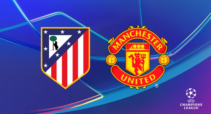 Atlético Madrid supera 2-0 al Manchester United en la Champions League